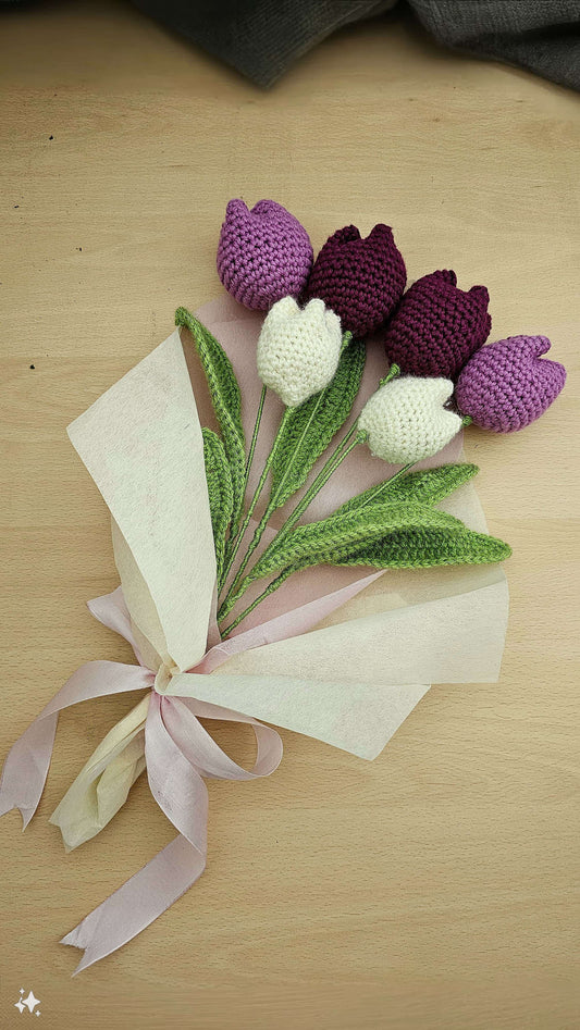 6 tulip bouquet
