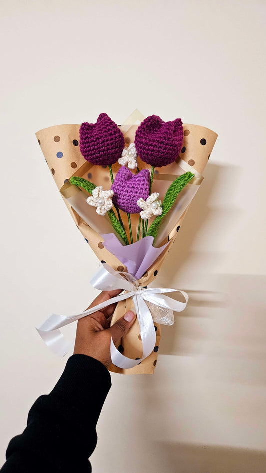 3 tulip bouquet